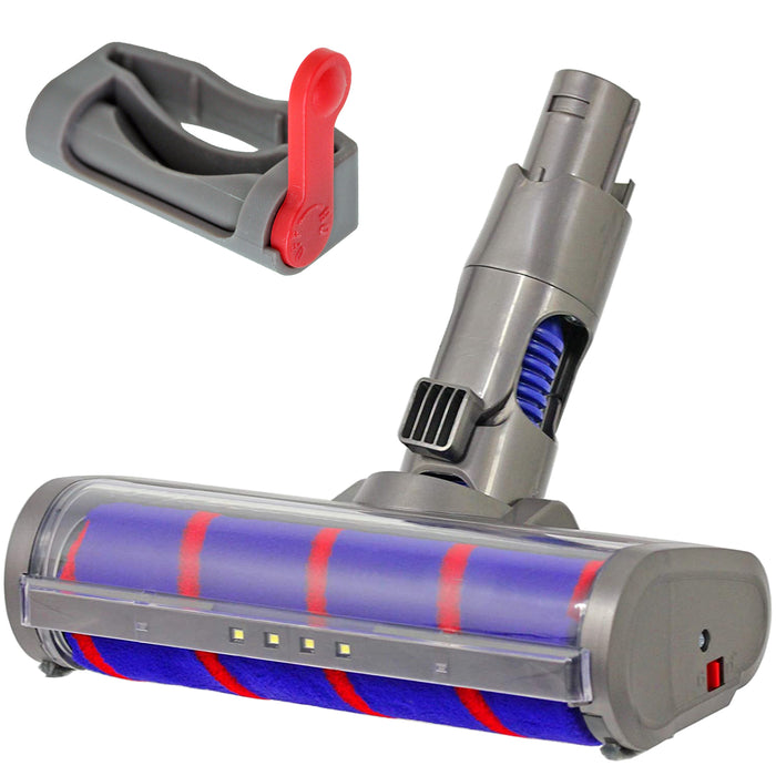 Soft Roller Brush Head Hard Floor Turbine Tool + Trigger Lock for DYSON V6 Vacuum Cleaner