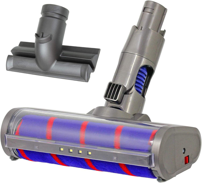 Soft Roller Brush Head Hard Floor Turbine + Upholstery Stair Tool for DYSON DC58 DC62 Vacuum Cleaner