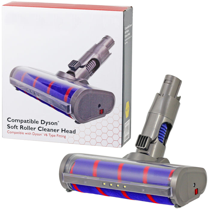 Soft Roller Brush Head Hard Floor Turbine + Combination Dusting & Crevice Tool for DYSON DC59 V6 Vacuum Cleaner