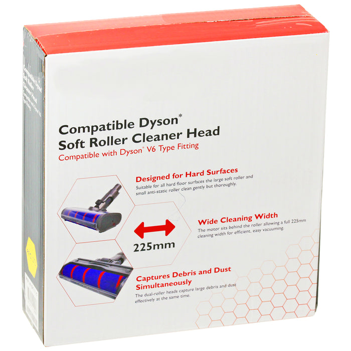 Soft Roller Brush Head Hard Floor Turbine Tool + Upholstery Nozzle for DYSON DC59 V6 Vacuum Cleaner