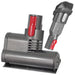 Vacuum Mini Turbine Brush + 2 in 1 Combination Tool for Dyson V7 SV11 V8 SV10 Cordless Motorised Tool Attachment