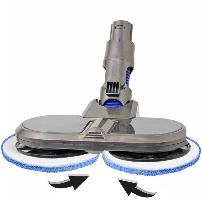 Hard Floor Surface Polisher Scrubbing Cleaning Mop Tool for Dyson DC59 Vacuum Cleaner + 4 Pads