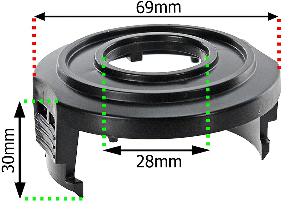 Strimmer Line & Spool Cover for Sovereign N1F GT220-C GT250-C N1F-GT-220/250-C