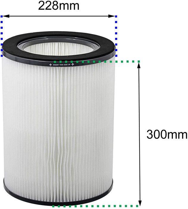 HEPA Filter for VAX Air Purifier ACAMV101 Air 300 Type 141 2 x Filters