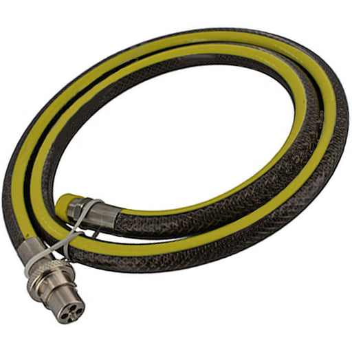 UNIVERSAL Oven Cooker Gas Supply Hose Pipe (6ft 1/2 inch, Straight Bayonet, BS EN14800 CE)