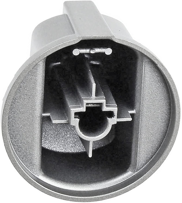 Control Knob Switch Button for INDESIT FIM Cooker Oven (Silver/INOX)