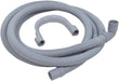 Universal Drain Hose with Right Angle End for Washing Machines & Dishwashers (2.5m, 19mm / 21mm)