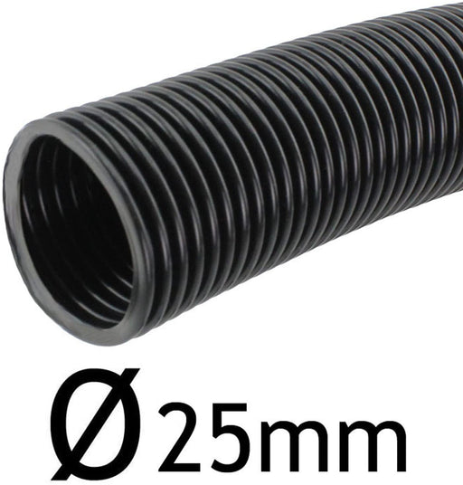 Flexible Corrugated Water Butt Extension Overflow Connector Hose Pipe (25mm, 5m)