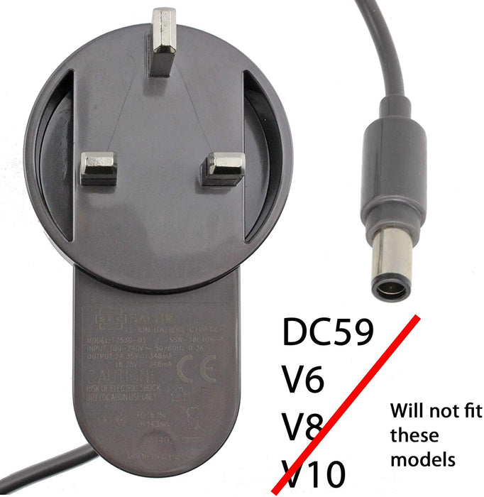 DYSON Battery Charger Mains Power Lead and Plug DC30 DC31 DC34 DC35 DC44 DC56 Cordless Vacuum