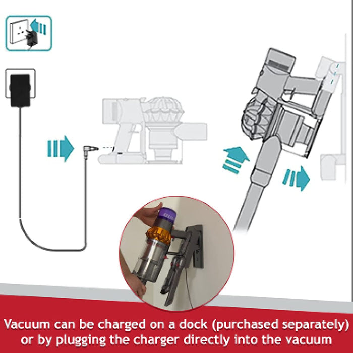 Docking Station for DYSON V8 SV10 Cordless Vacuum Cleaner Wall Mount + Charger