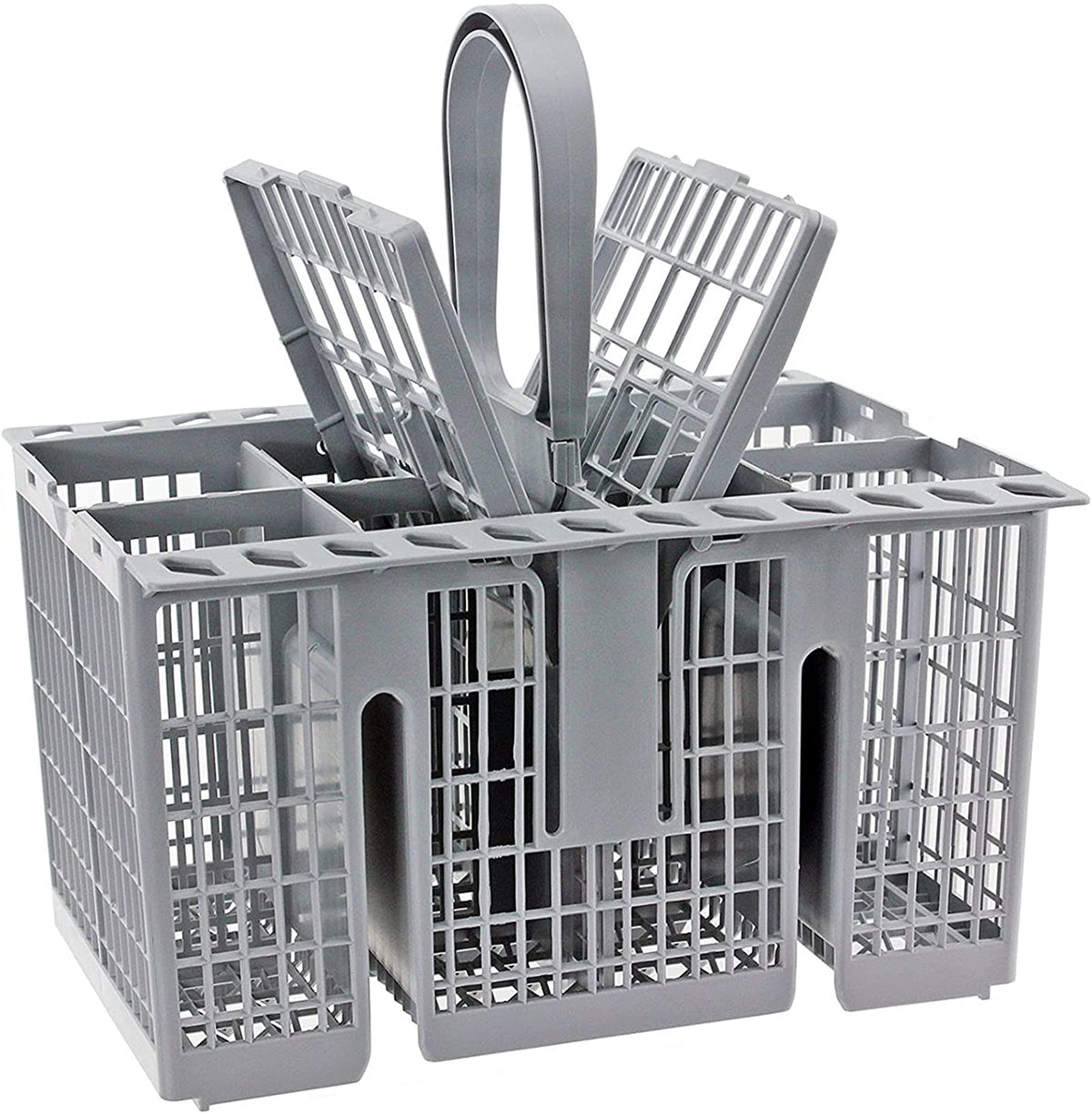 Dishwasher Cutlery Basket for Hotpoint Universal Removable Handle Grey  220mm 5056026713108