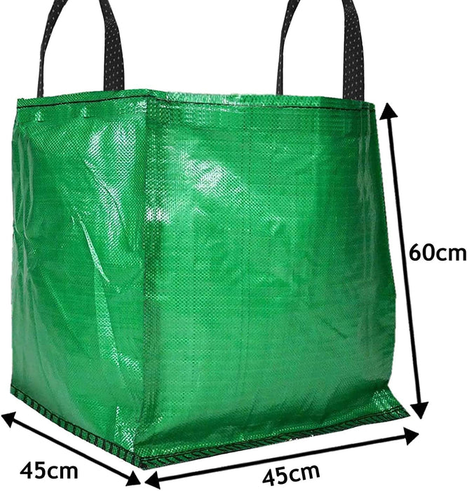 Garden Shredder Collection Bag Cover Waste Sack Reusable 120L 45 x 45 x 60 cm (Pack of 3)
