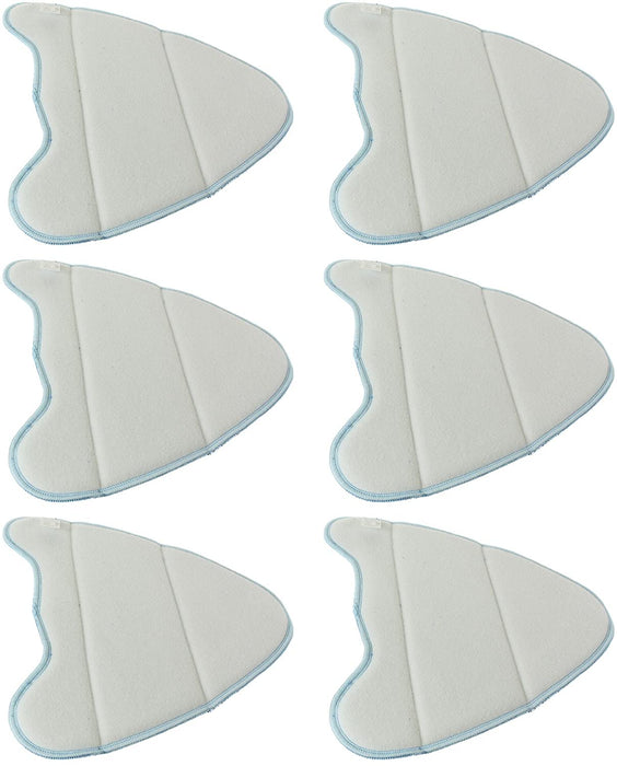Microfibre Cleaning Pads for Holme HDSM4001 Steam Cleaner Mops (Pack of 6)