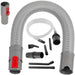 Micro PC Desk Cleaning Kit + Extra Long Extendable Quick Release Hose for Dyson V10 V11 SV12 SV14 Cordless Vacuum Cleaner