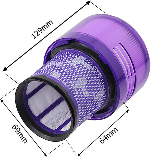 For Dyson V10 Accessories Dyson Filters SV12 Cyclone Cordless Vacuum  Cleaner Washable Replacement Post-Filter Spare
