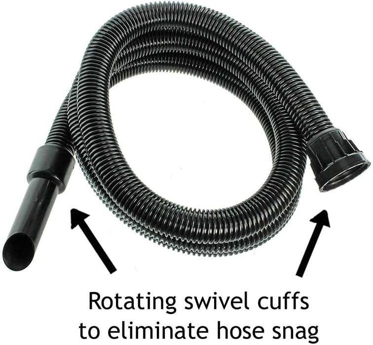 2.6m XL Hose Pipe & 10 Dust Bags for Numatic Henry Hetty James Basil Nuvac Vacuum Cleaner