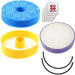 Filters Set + Seal Kit for Dyson DC07 Vacuum Allergy Washable Pre & Post Motor HEPA Filter + 5 Fresheners