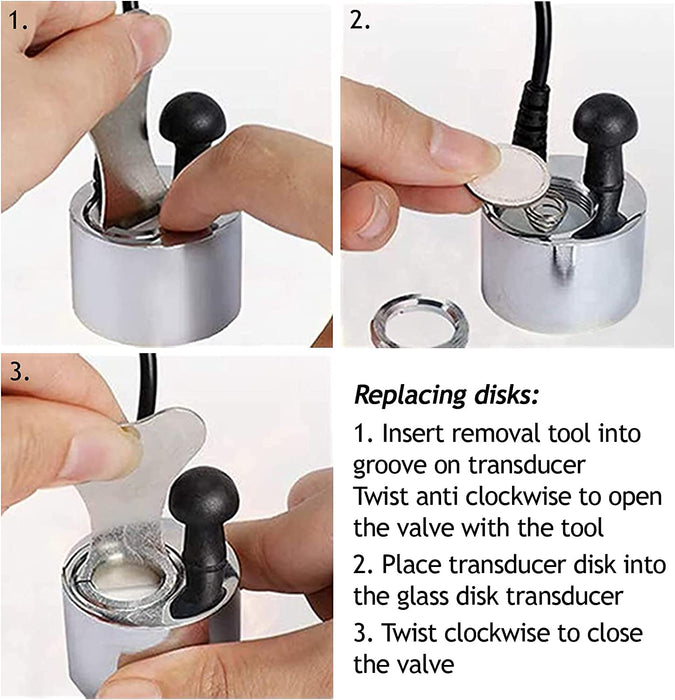 Glass Opti-Myst OptiMyst Heater Disk Transducer compatible with Dimple ...