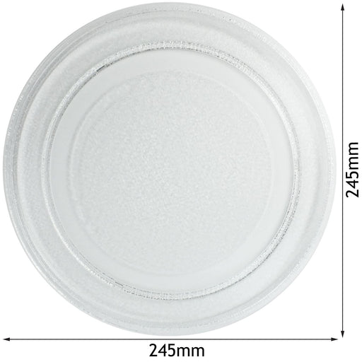 Glass Turntable Plate for SHARP Microwave Oven (245mm)