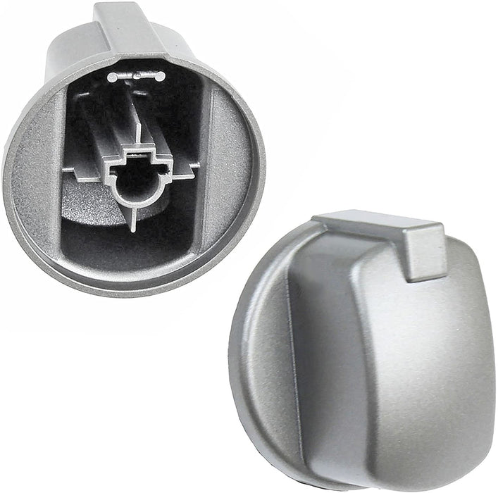 Control Knob Switch Button for INDESIT FIM Cooker Oven Pack of 6 (Silver/INOX)