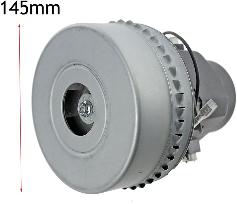 Wet & Dry Motor for Soteco Truvox & Nilco Vacuum Cleaners 1200W 2 Stage Bypass (5.7" / 145mm, 230V)
