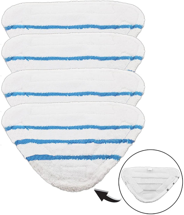 Washable Cover Pad for Pifco 12-in-1 Steam Cleaner Mop (Pack of 4)