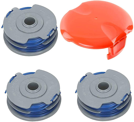 Twin Line and Spool Cover for Flymo Strimmer/Trimmer (Pack of 3 Lines)