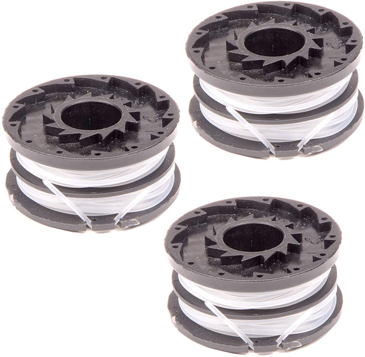 Twin Line Spool for SPEAR & JACKSON S3525ET Strimmer Trimmer (Pack of 3)