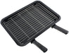 UNIVERSAL Medium Grill Pan, Rack & Dual Detachable Handles with Adjustable Shelf for Oven Cookers