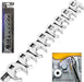 Wrench Set 3/8" Drive Head Crows Foot Metric (10mm 11mm 13mm 14mm 15mm 17mm 19mm 22mm)