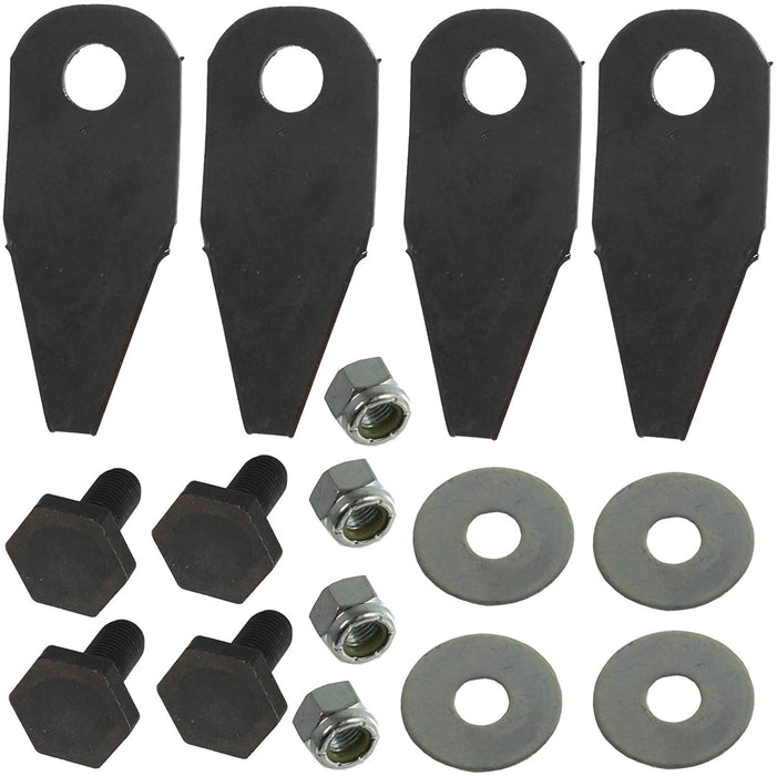 Blade Tips & Bolts Set for HAYTER Lawnmower (4 of each)