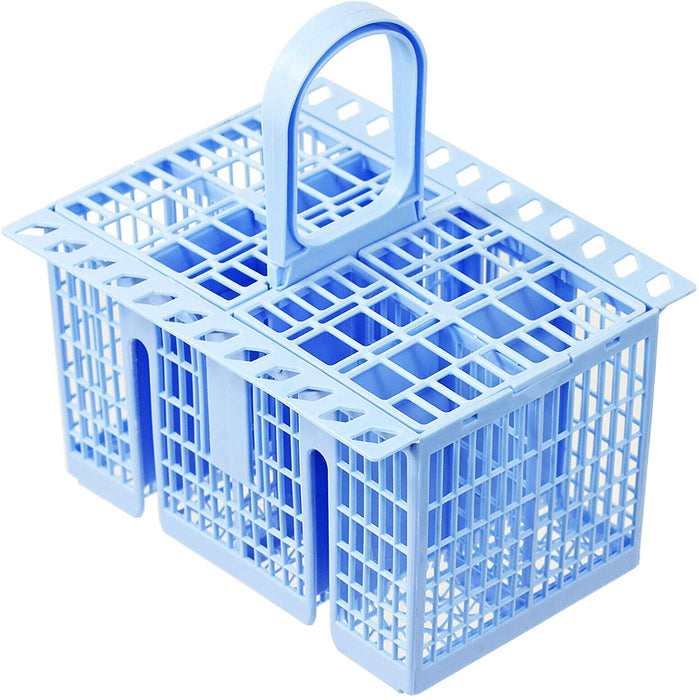 SPARES2GO Cutlery Basket compatible with Hisense Dishwasher (Blue, 220 x 208 x 160mm)