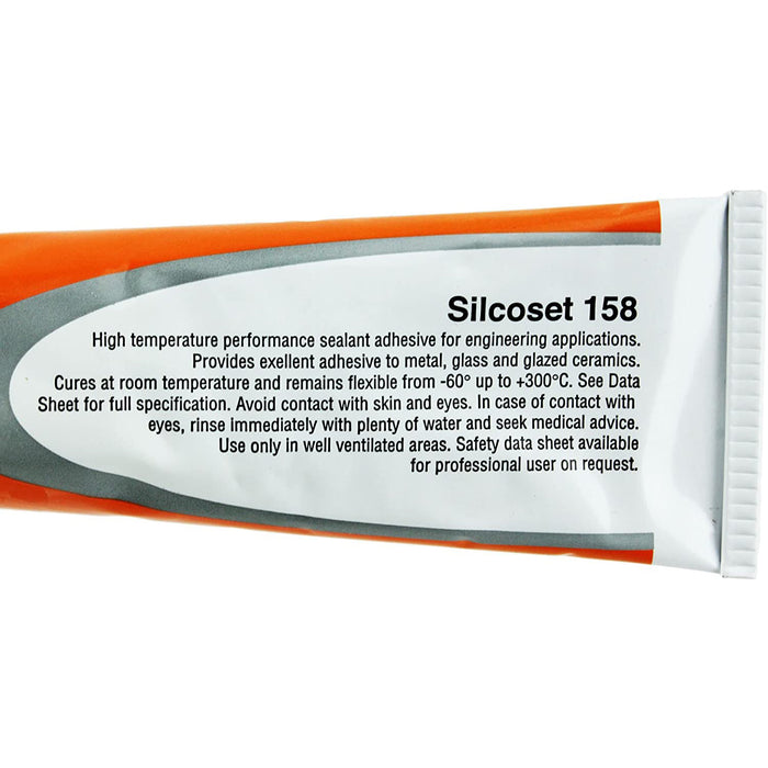 Silcoset 158 Oven Door Adhesive Silicone High Temperature Resistant Glue 75ml (Pack of 2)