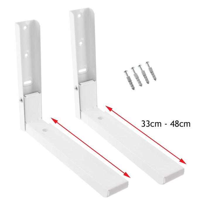 Brackets for Samsung Microwave Wall Mount Bracket Mountable Extendable White
