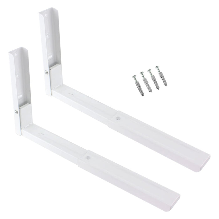 Wall Brackets Mounted Extendable Mountable Garage Workshop Tools Equipment White