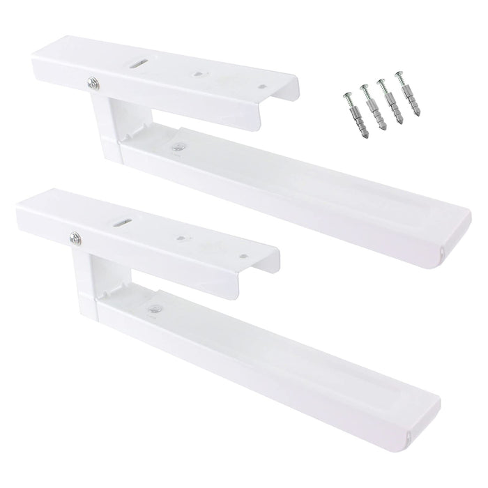 Microwave Brackets Wall Mounted Extendable Mountable White Heavy Duty Universal