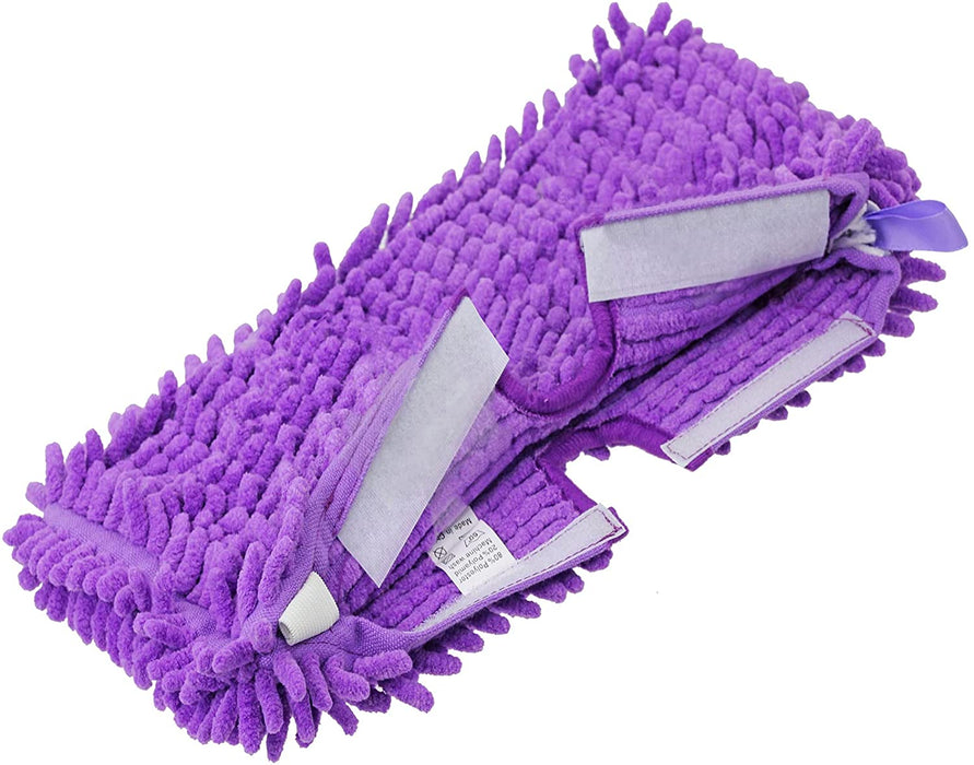 Pocket Cover Pad for Steam Cleaner Mop Coral Purple 32cm x 19cm Universal