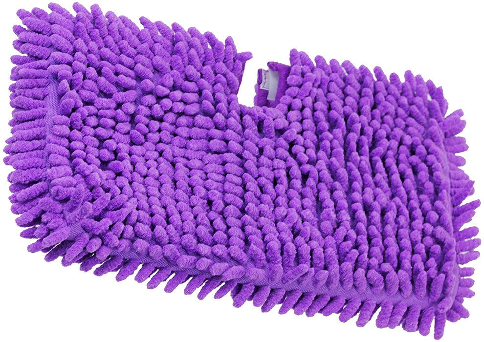 Pocket Cover Pad for Steam Cleaner Mop Coral Purple 32cm x 19cm Universal 4 Pads