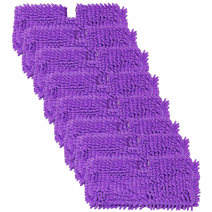 Pocket Cover Pad for Steam Cleaner Mop Coral Purple 32cm x 19cm Universal 8 Pads