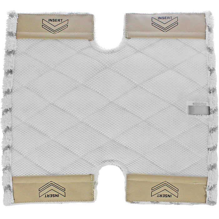 Cover Pads for SHARK Steam Cleaner Mop Dirt Grip S6001 S6003 Klik n' Flip (Pack of 2) + 500ml Detergent