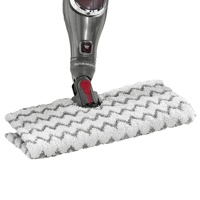 Cover Pads for SHARK Steam Cleaner Mop Klik n Flip Lift Away Pro Genuis (Pack of 6) + 2 x 500ml Detergent