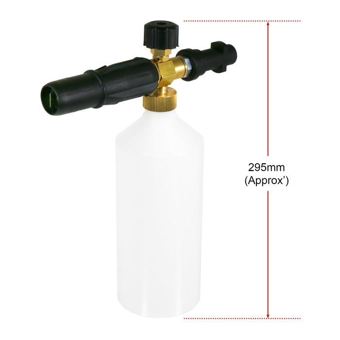 Spray Bottle for KARCHER Snow Foam Nozzle + Patio & Deck Cleaner Detergent