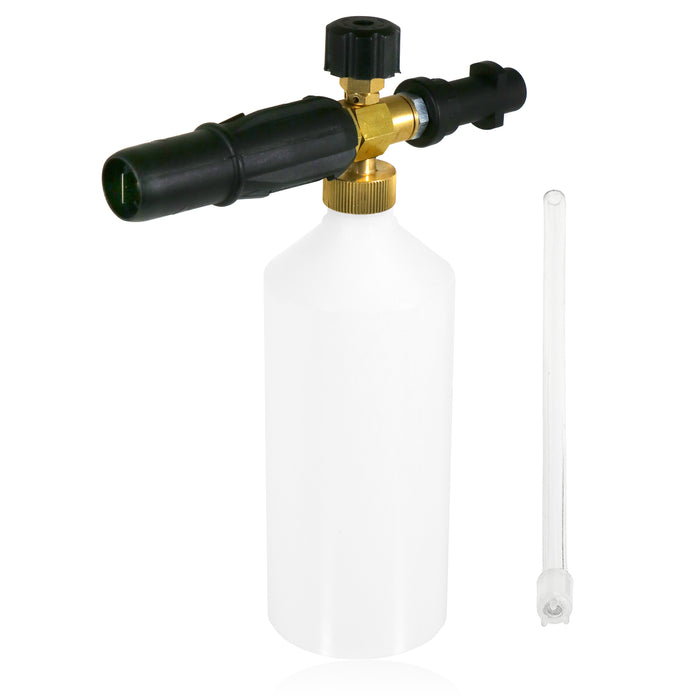 Spray Bottle for KARCHER Snow Foam Nozzle + Plug 'n' Clean Universal Detergent (Pack of 2)