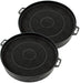 Carbon Charcoal Filter for NEFF Cooker Hoods/Kitchen Vents D86 D87 D89 (Pack of 2)
