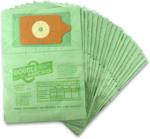 Paper Dust Bags for Numatic James JVP180 JVP180A JVC200 Vacuum Cleaner (Pack of 20)