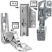Door Hinge for COOLZONE Fridge Freezer - 3363 3362 5.0 41,5 Integrated Left and Right Hinges Pair