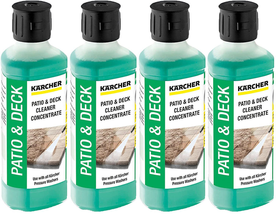 Karcher Patio & Deck Cleaner Detergent Fluid (4 x 500ml) 62958420 6.295-842.0 / 62953880 6.295-388.0