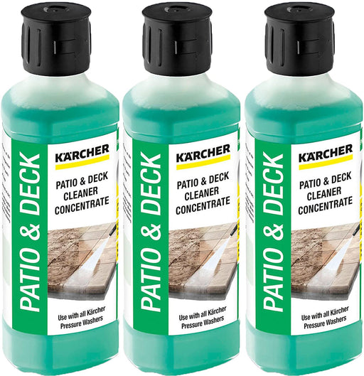 Karcher Patio & Deck Cleaner Detergent Fluid (3 x 500ml) 62958420 6.295-842.0 / 62953880 6.295-388.0