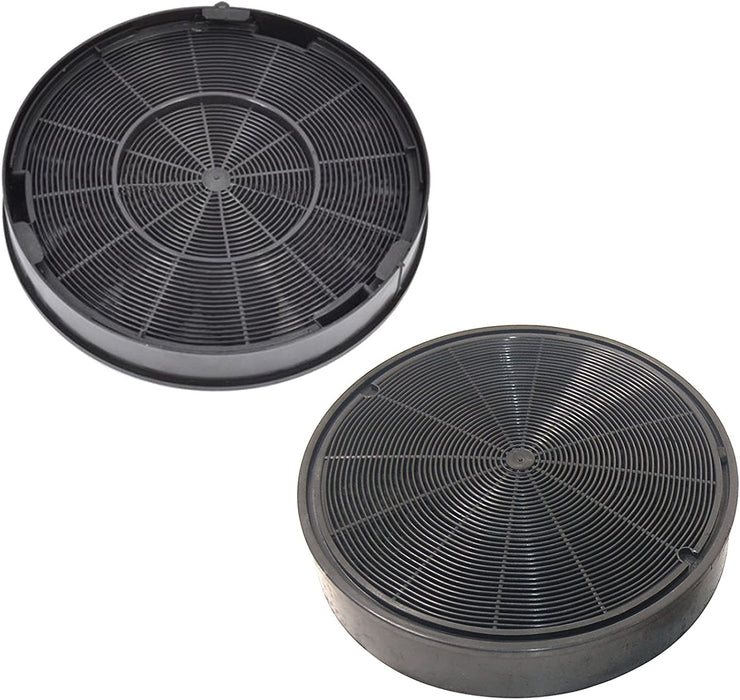 Anti-Odour Charcoal Carbon Filters for Rangemaster Cooker Hood Vent (200 x 28 mm, Pack of 2)