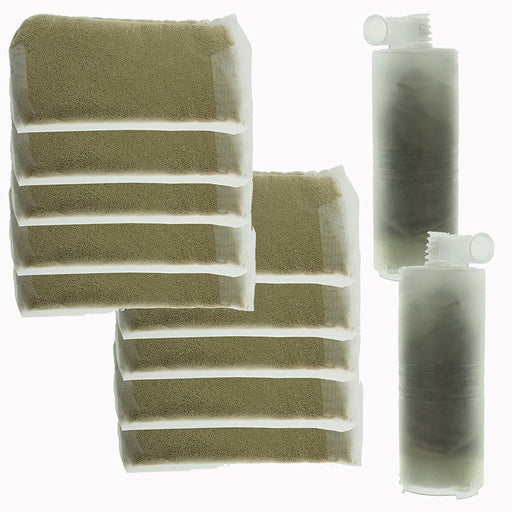 Anti Limescale Refill Filters for Morphy Richards Steam Generator Iron (12 Filter Refills + 2 Cartridges)